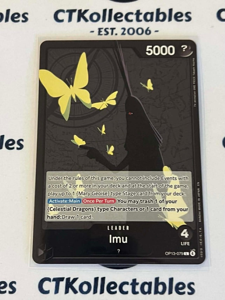 One Piece - Carrying on his will Leader OP13-079 – Imu