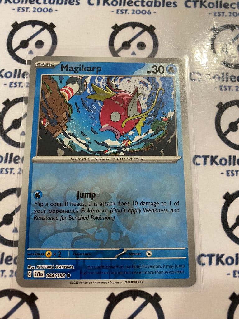 Magikarp Reverse Holo #044/198 2023 Scarlet & Violet Pokémon TCG