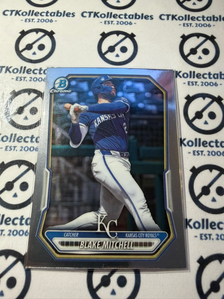 2026 Bowman Chrome Prospects BCP-13 Blake Mitchell Kansas City Royals