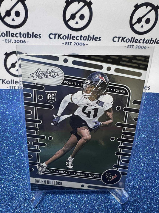 2024 NFL Panini Absolute Rookie RC #165 Calen Bullock Houston Texans