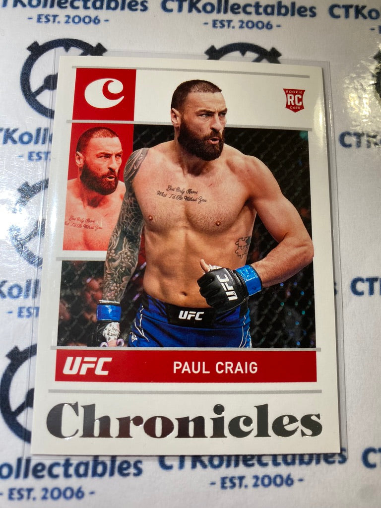 2022 UFC Panini Chronicles Rookie Base #96 Paul Craig