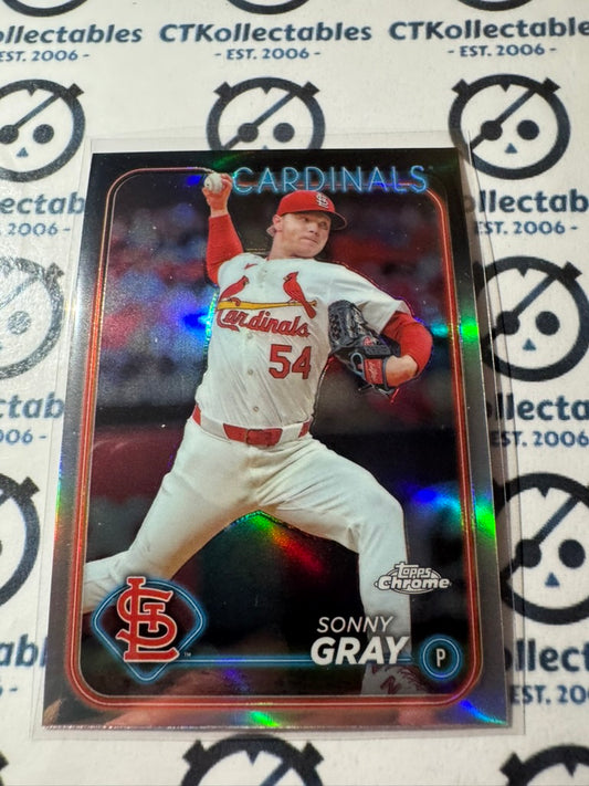 2024 Topps Chrome Baseball Sonny Gray Refractor #143 Cardinals