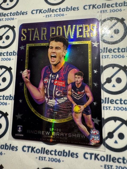 2025 AFL Teamcoach Andrew Brayshaw Star Powers Team SP-26 Dockers