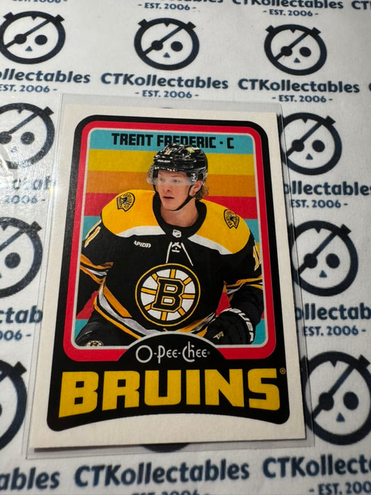 2024-25 O-Pee-Chee Hockey RETRO #29 Trent Frederic Boston Bruins