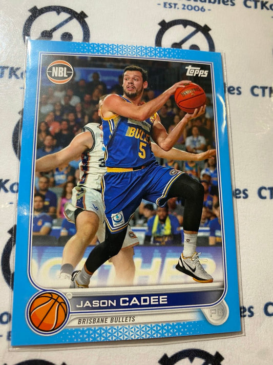 2022-23 Topps NBL Basketball Blue - Jason Cadee #12 Bullets