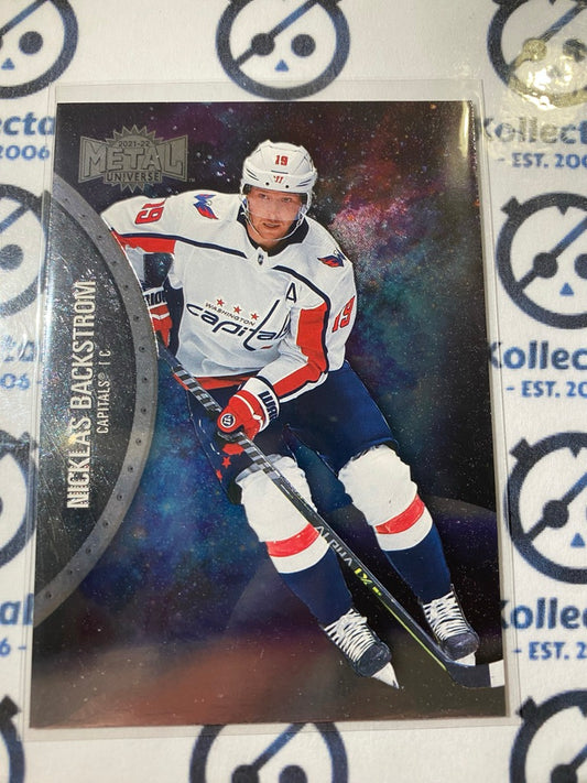 2021/22 Skybox NHL Metal Universe Base Nicklas Backstrom #83 Capitals