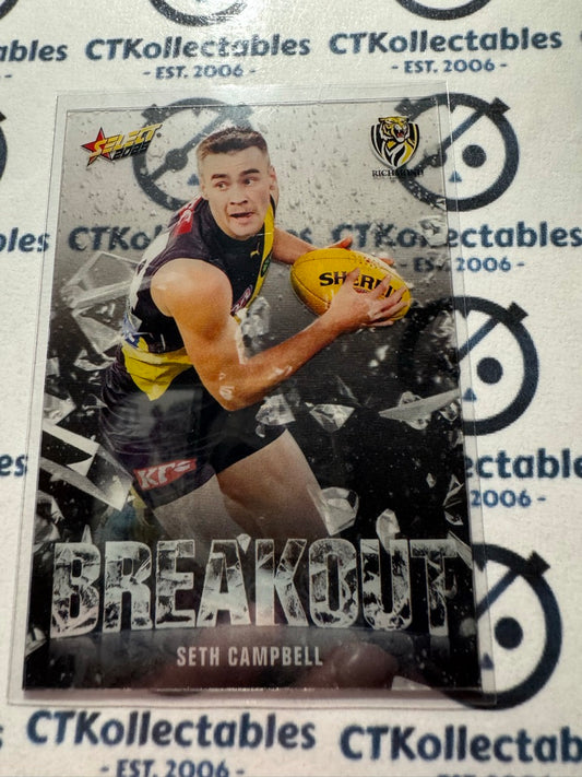 2025 AFL Footy Stars BREAKOUT Seth Campbell B67 Tigers