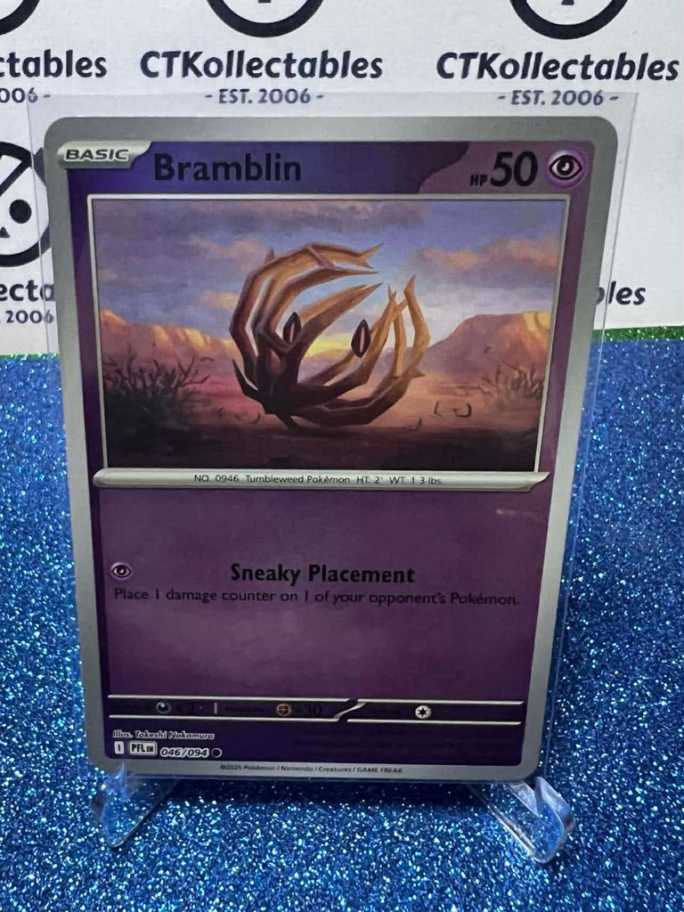 Bramblin Reverse Holo 046/094 Phantasmal Flames Pokemon