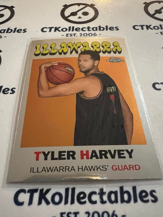 2023-24 Topps NBL Chrome Tyler Harvery Throwback #TB-1 Hawks