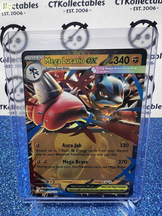 Mega Lucario EX Double Rare #077/132 Mega Evolution Pokemon