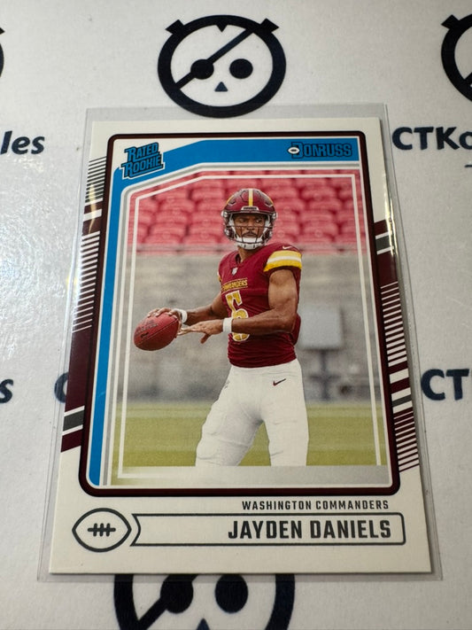 2024 NFL Panini Donruss Rated rookie #389 Jayden Daniels Commanders