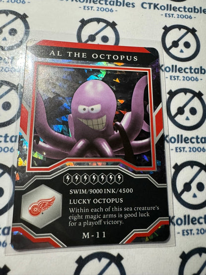 2021-22 UPPER DECK MVP Al The Octopus # M-11 MASCOTS Detroit Red Wings