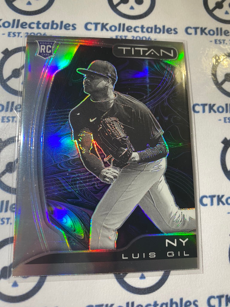 2022 Chronicles MLB Baseball Titan - Luis Gil rookie Silver Prizm #7 New york