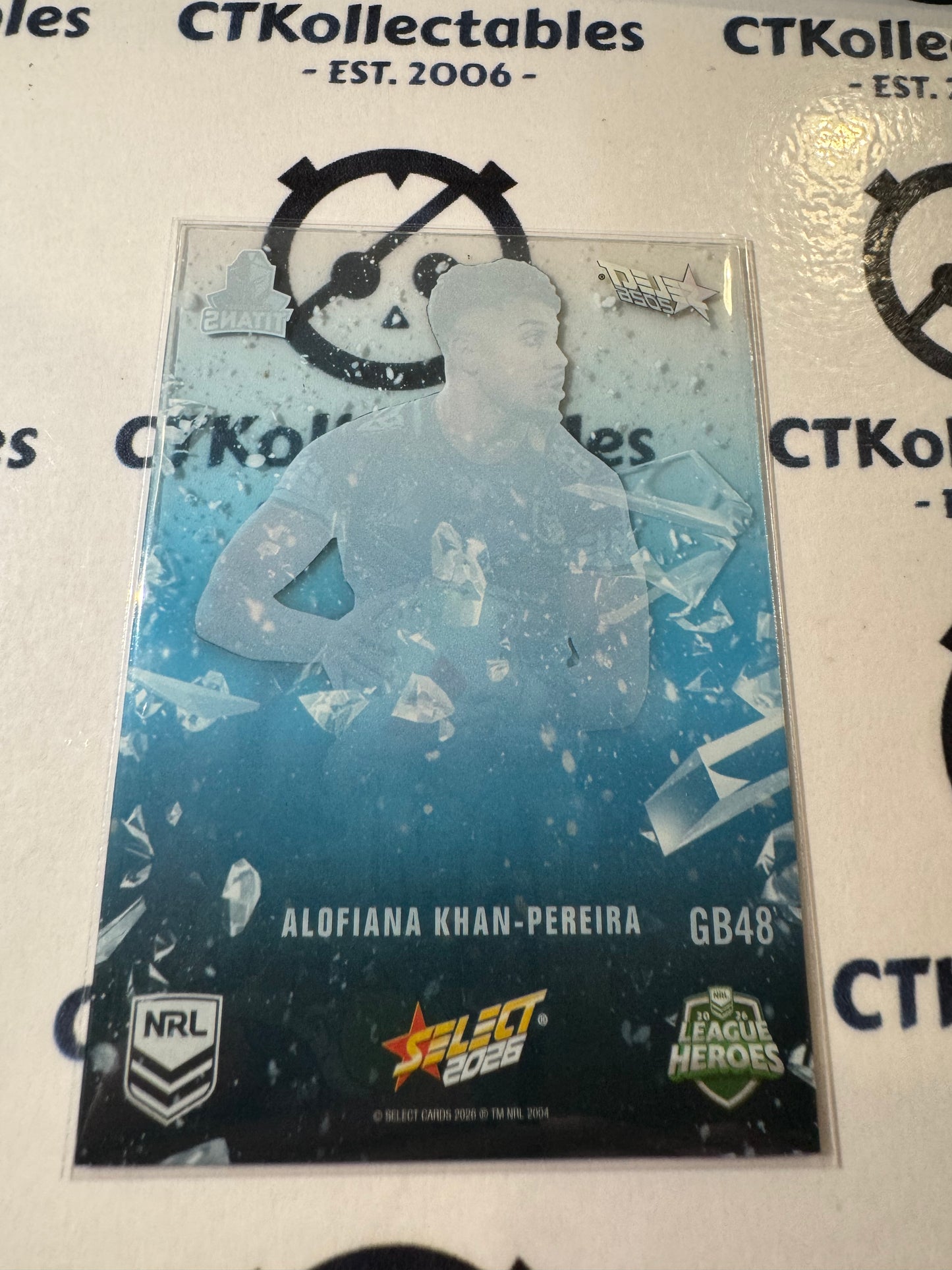 2026 Select NRL League Heroes Game Breakers #GB48 Alofiana Khan-Periera Titans