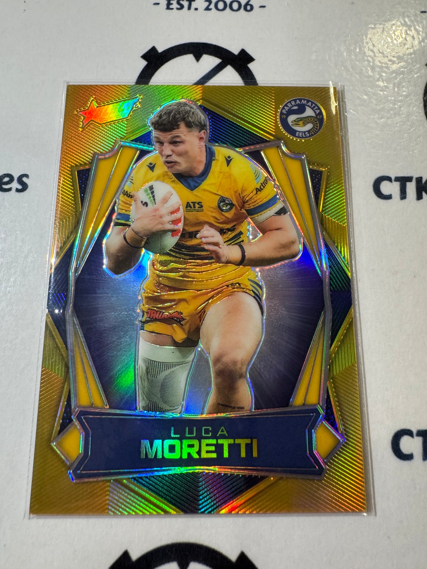2026 Select NRL League Heroes Luminous Base #L125 Luca Moretti Eels