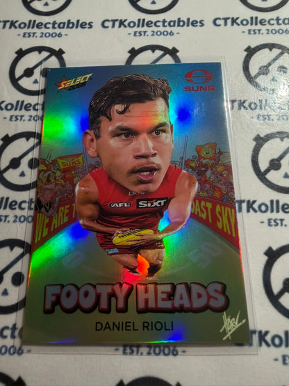 2026 Select AFL Footy Stars Footy Heads FH53 Daniel Rioli Suns