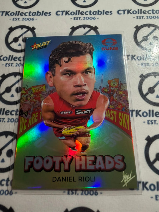 2026 Select AFL Footy Stars Footy Heads FH53 Daniel Rioli Suns