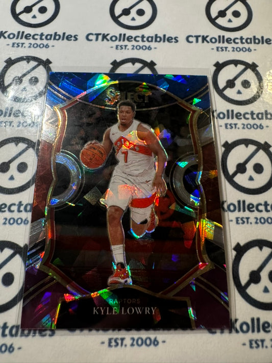 2020-21 NBA Select Kyle Lowry Blue White Purple Cracked Ice Concourse #26