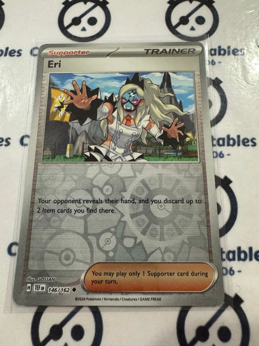 Eri Reverse Holo Scarlet & Violet Temporal Forces # 146/162 Pokemon