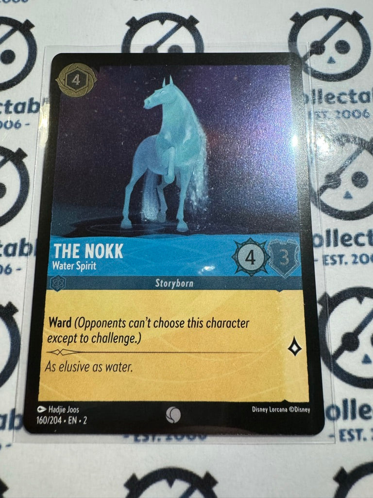 2024 Disney Lorcana Floodborn COLD FOIL #160 The Nokk, Water Spirit – Common