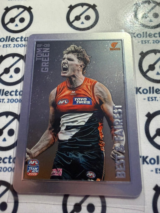 2026 Teamcoach AFL Best & Fairest Tom Green BF-09 Giants