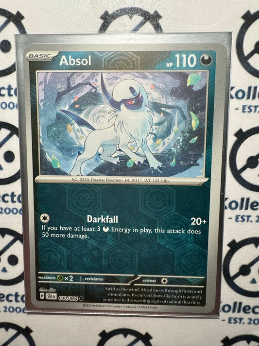 Absol Reverse Holo #030/064 2024 Shrouded Fable Pokemon TCG