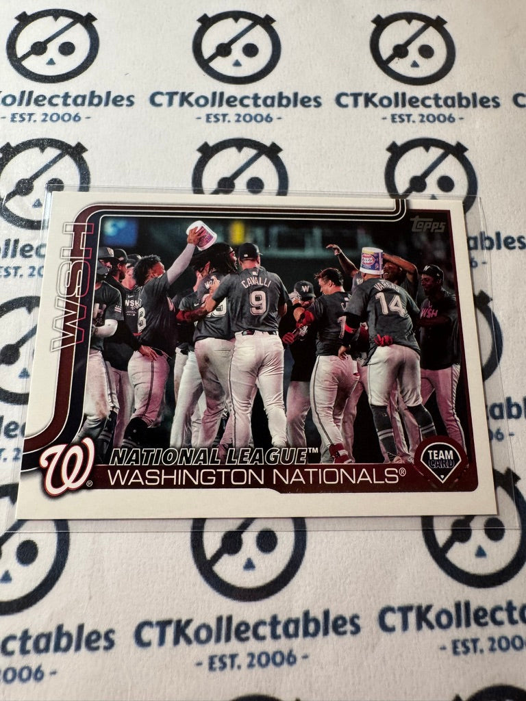 2025 Topps Series 2 Baseball Washington Nationals Team Card #486