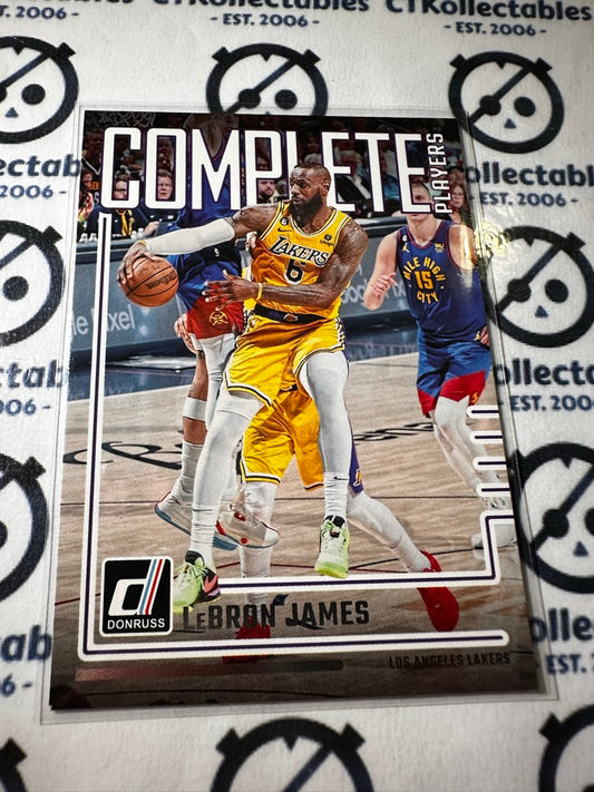 2023-24 NBA Panini Donruss Lebron James Complete Players #1 Lakers
