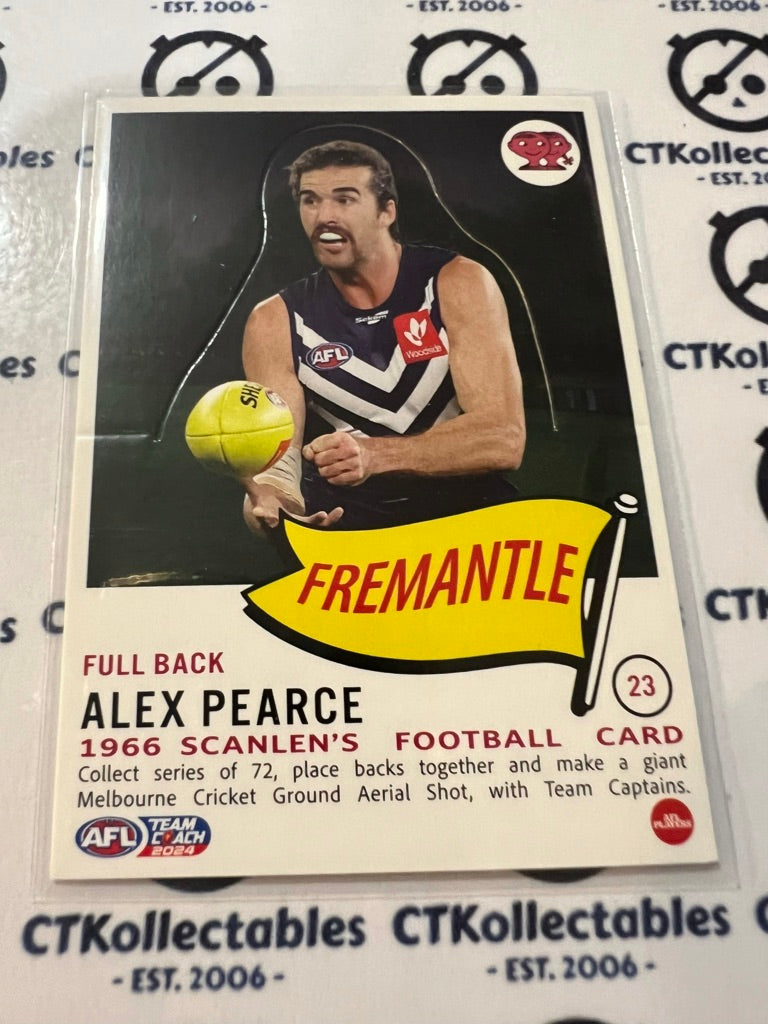 2024 AFL Teamcoach Scanlens Die-Cut Alex Pearce #23 Dockers