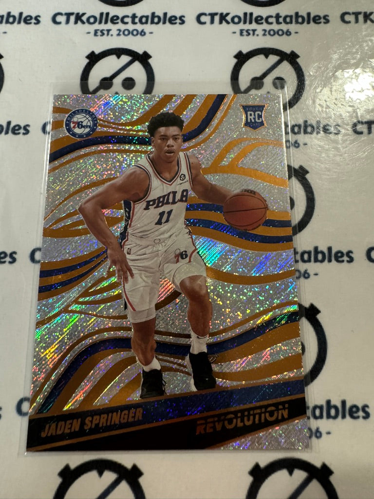 2021-22 NBA Panini Revolution Jaden Springer Rookie Card #129