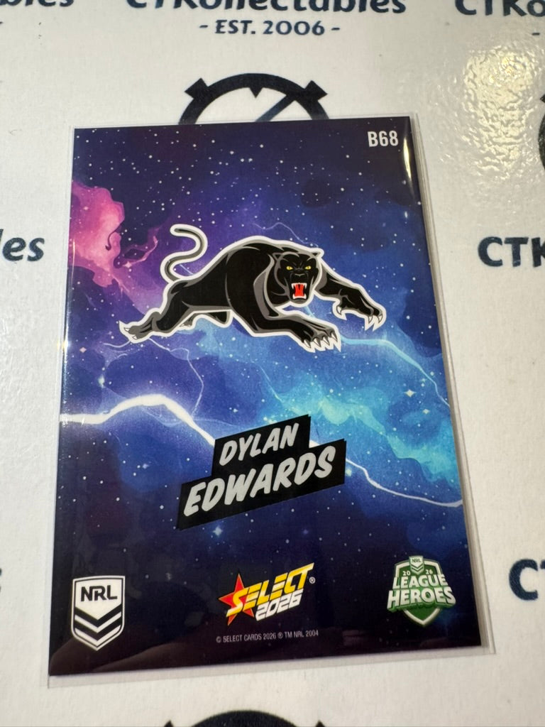 2026 Select NRL League Heroes BANG #B68 Dylan Edwards Panthers