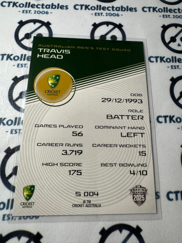 2025/26 CA Cricket Traders Travis Head Silver Parallel #S004