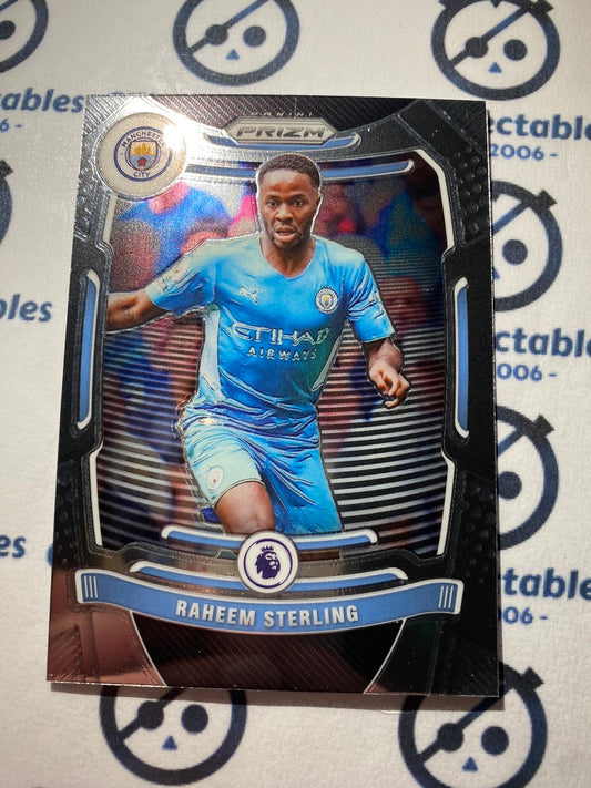 2021-22 Panini Prizm Premier League Soccer Base #10 Raheem Sterling