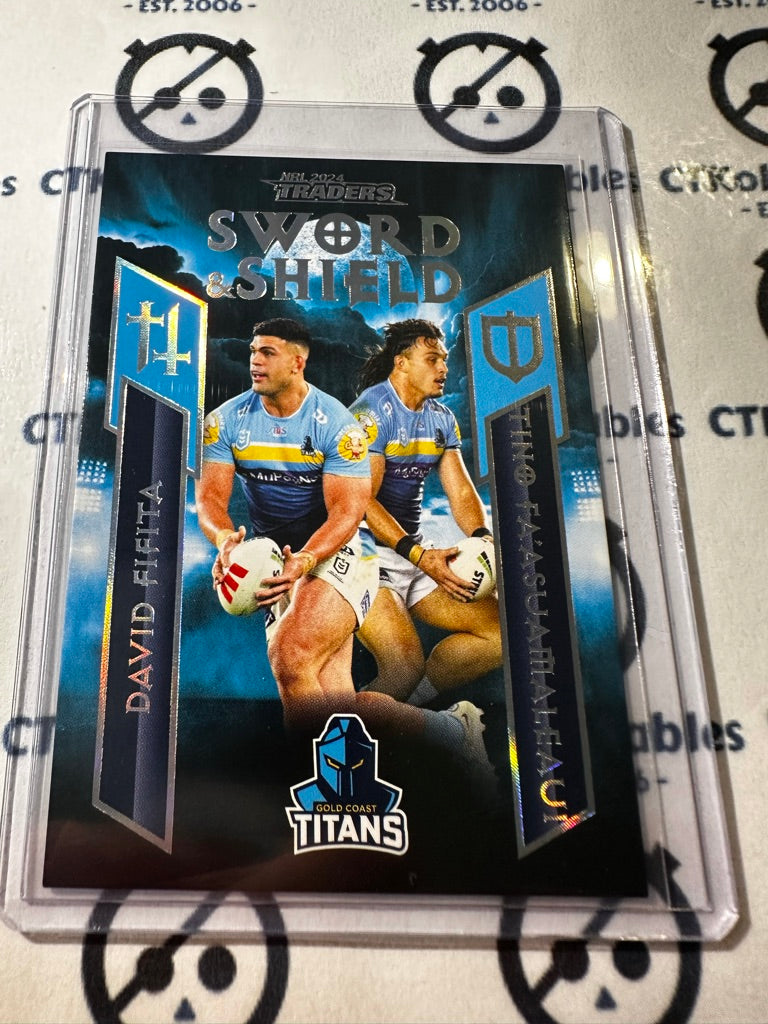 2024 TLA NRL Traders Sword & Shield Team - Gold Coast Titan SST06/17