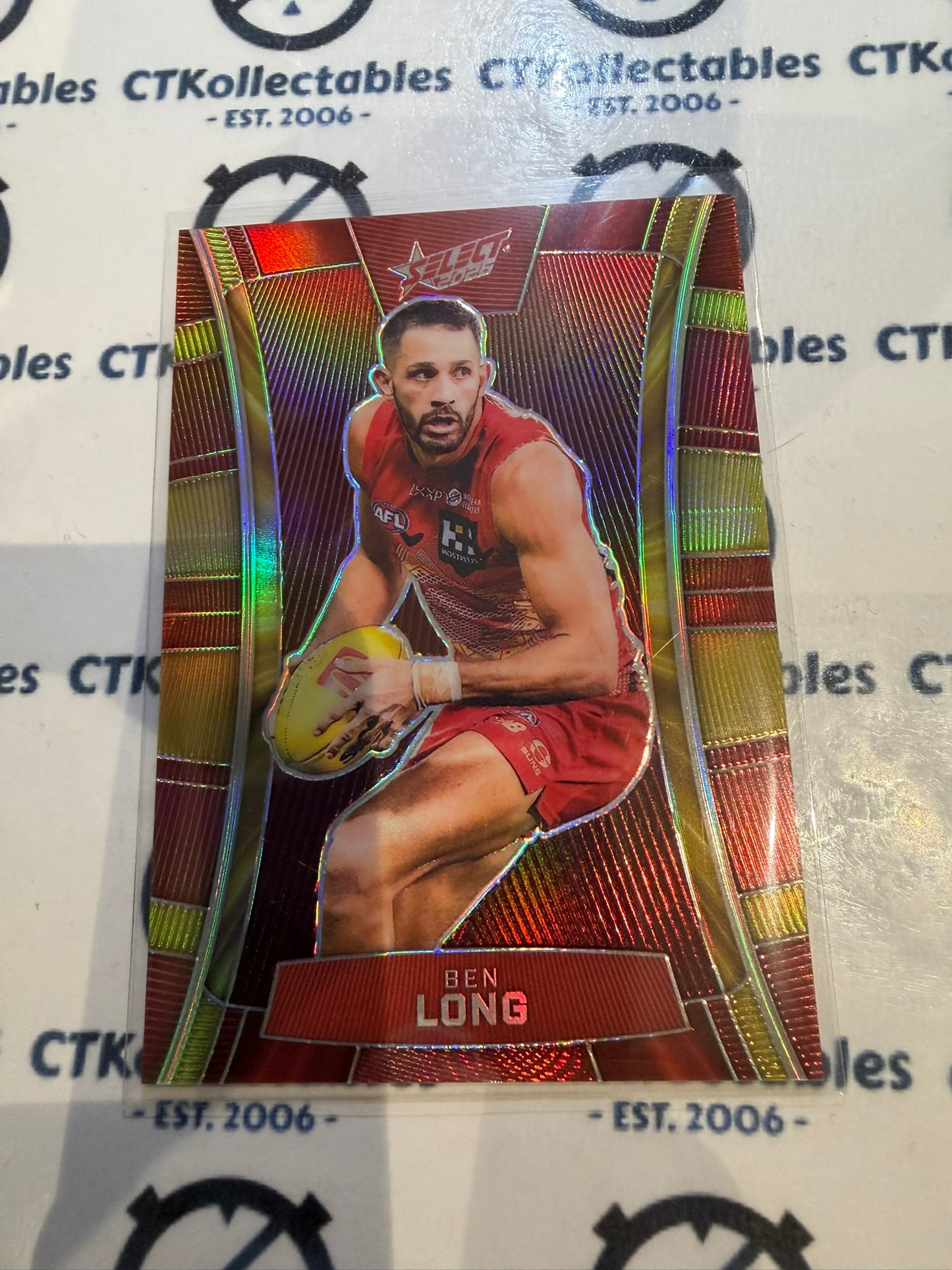 2026 Select AFL Footy Stars Hobby Luminous LG86 Ben Long #457/850 Suns