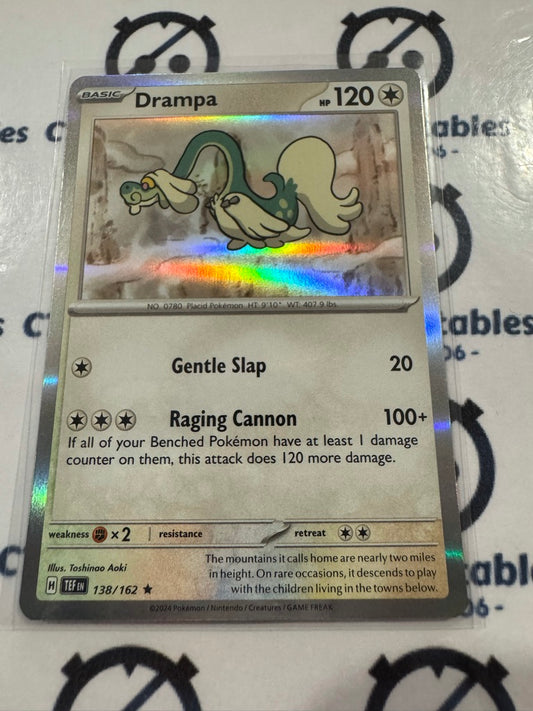 Drampa Holo Rare Scarlet & Violet Temporal Forces # 138/162 Pokemon