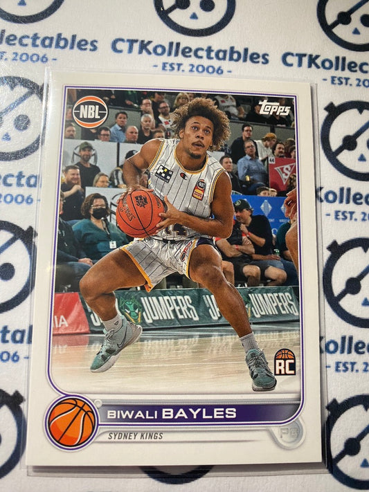 2022-23 Topps NBL Rookie Card - Biwali Bayless #80 RC