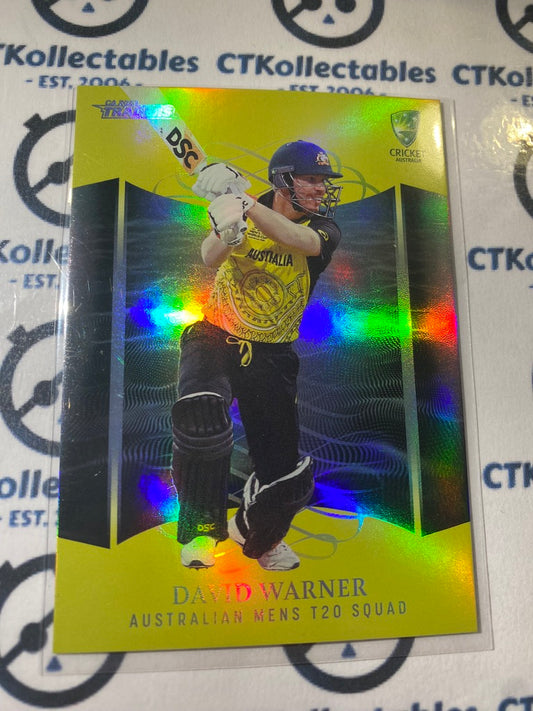 2023/2024 TLA Cricket Traders Silver Parallel David Warner #P026