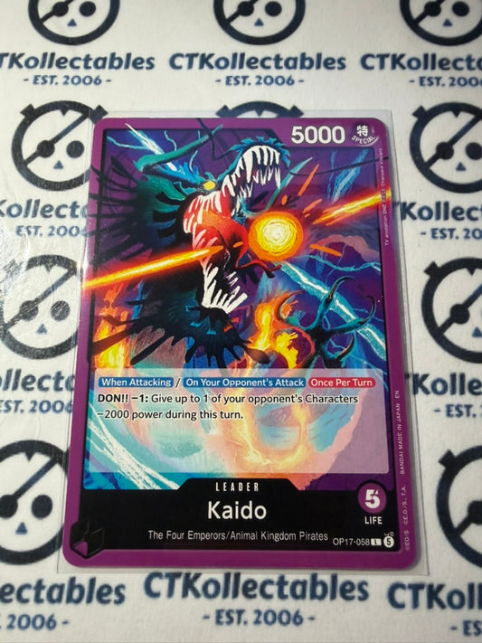 Kaido Leader L OP17-058 One Piece The World's Strongest Warrior ENG