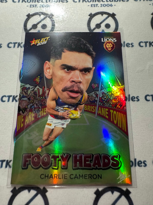 2025 AFL Footy Stars Footy Heads Charlie Cameron FH9 Lions