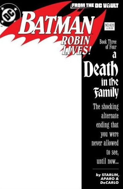 BATMAN  ROBIN LIVES # 428 VARIANT DC COMICS REPRINT FACSIMILE EDITION NM 2023-24