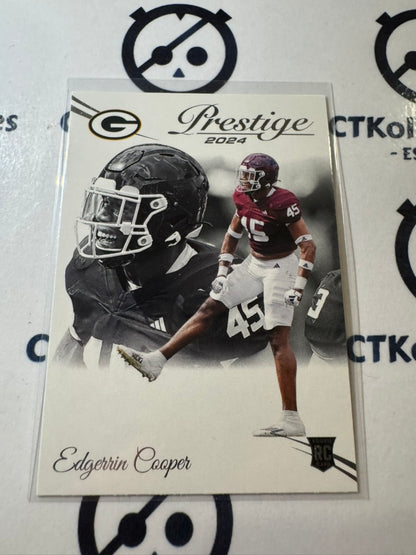 2024 NFL Prestige Rookie Card #333 Edgerrin Cooper Green Bay Packers