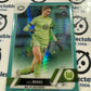 2022-23 Topps Chrome UEFA Women’s Soccer #29 Jule Brand  RC Aqua Prism