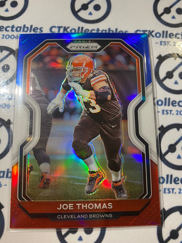 2020 NFL Prizm Joe Thomas Red White & Blue Prizm #64 Browns