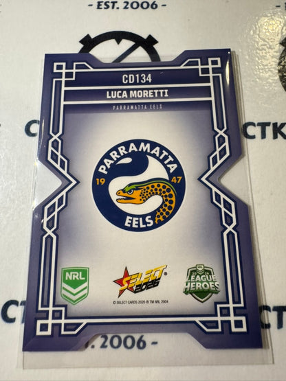 2026 Select NRL League Heroes Colours Diecut #CD134 Luca Moretti Eels