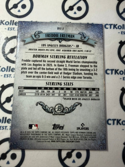 2026 Bowman Sterling BST-2 Freddie Freeman Dodgers