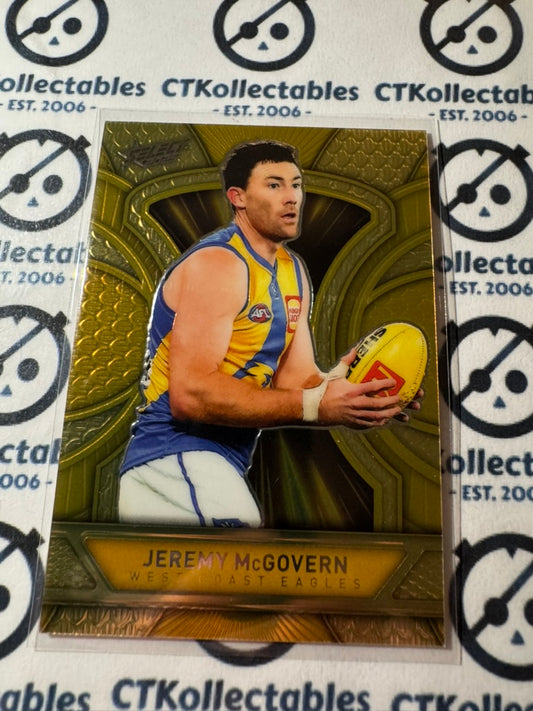 2025 AFL Footy Stars Luminous Jeremy Mcgovern Dragon Scales Gold #029/799
