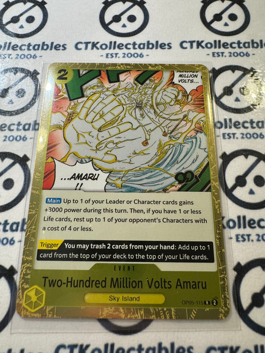 One Piece Two Hundred Million #OP05-115 R Foil Awakening of the New Era Card