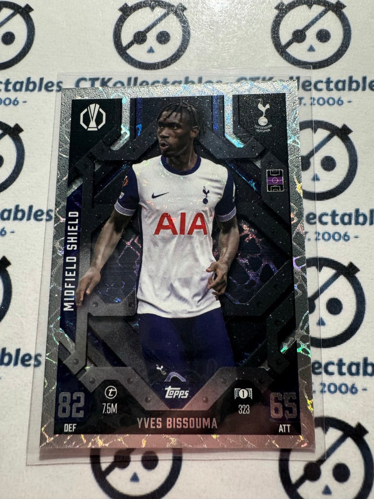 24/25 TOPPS MATCH ATTAX Yves Bissouma Midfield Shield #323