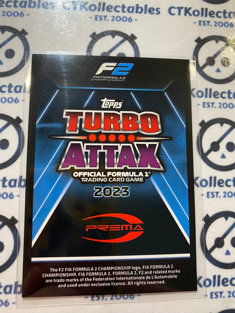 2023 Topps Turbo Attax F1 -Foil Oliver Bearman Stars of Tomorrow #314 F2